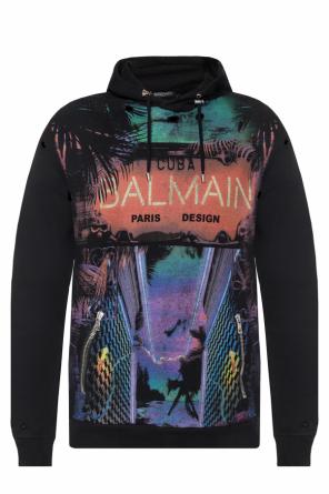 Logo-printed sweatshirt, zdjęcie 1 Logo-printed sweatshirt od Balmain